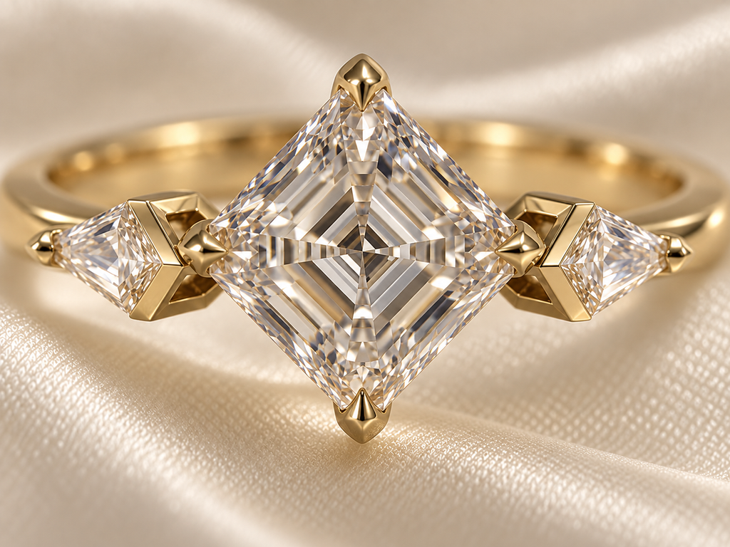 The Bold Trillion & Kite Diamond Ring