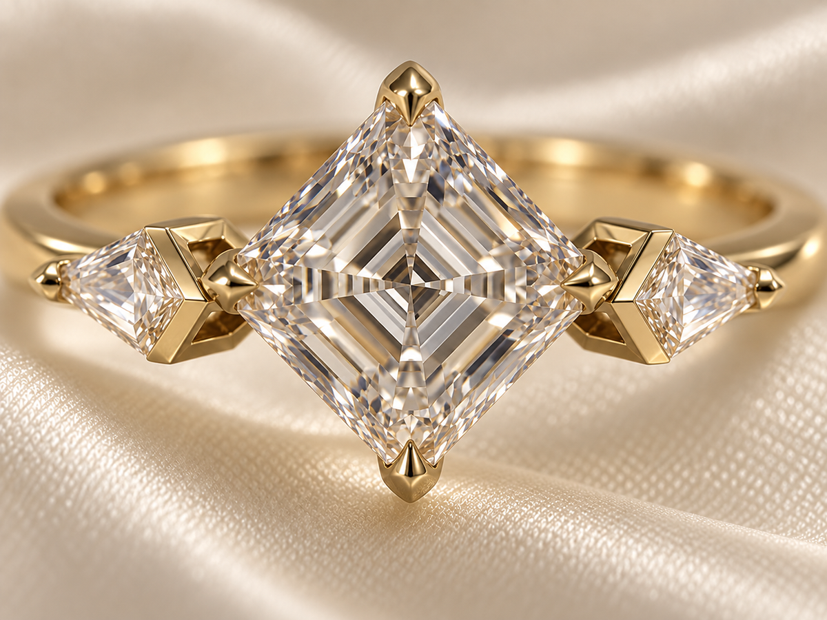 The Bold Trillion & Kite Diamond Ring