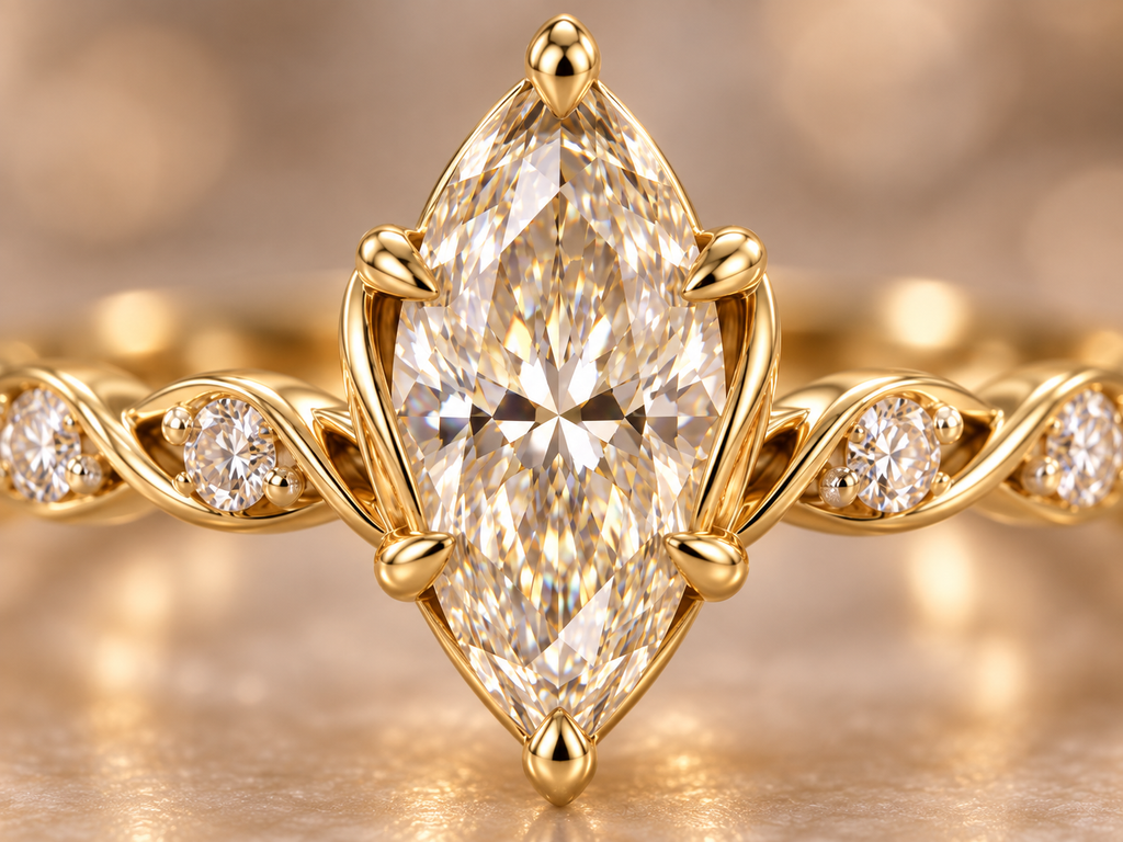 The Marquise Infinity Diamond Ring
