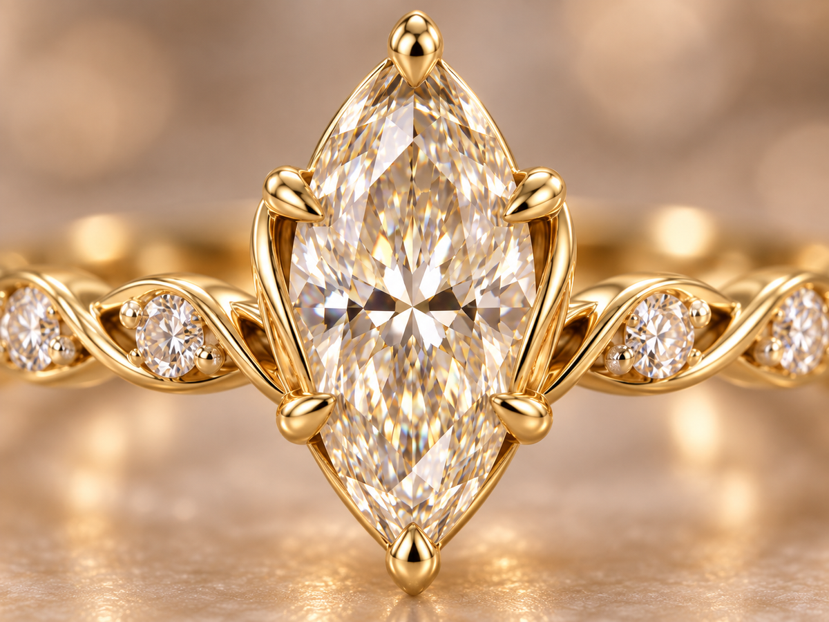 The Marquise Infinity Diamond Ring