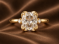 The Cushion Cut Petal Diamond Ring