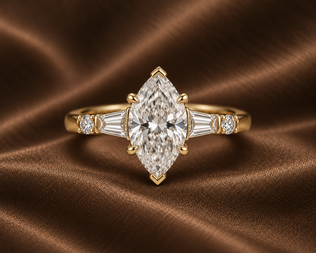 The Marquise & Baguette Diamond Ring
