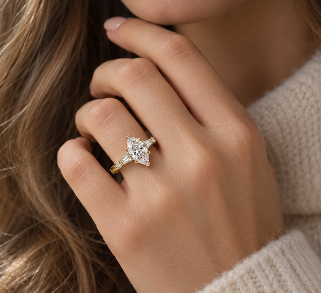 The Marquise & Baguette Diamond Ring