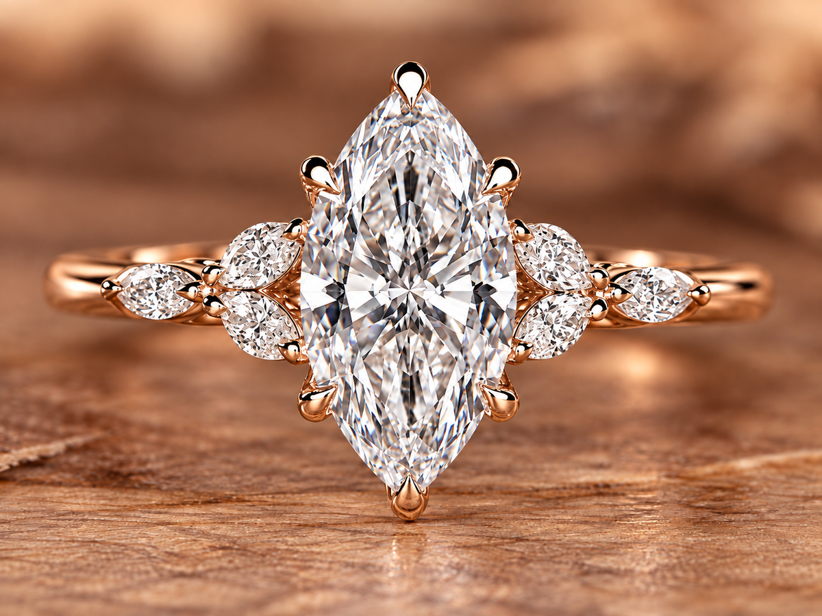 The Protagonist Marquise Diamond Ring