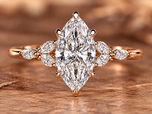 The Protagonist Marquise Diamond Ring