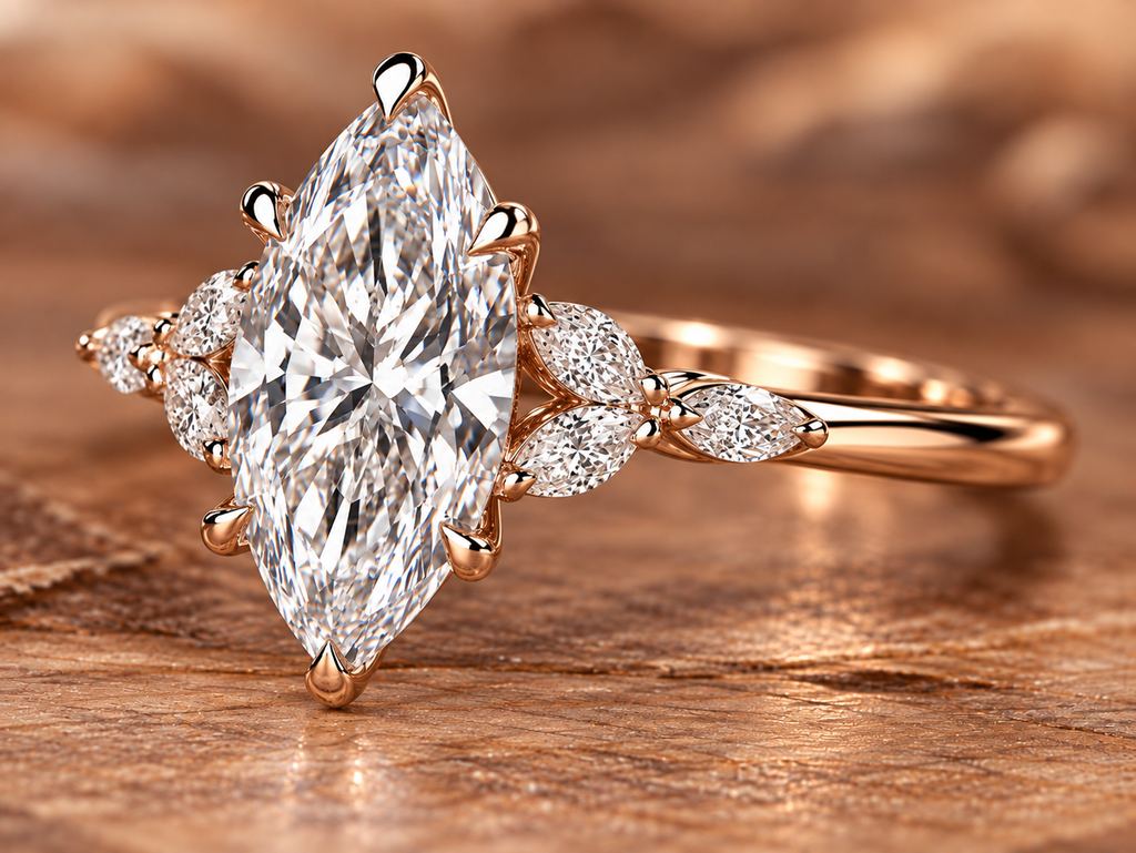 The Protagonist Marquise Diamond Ring