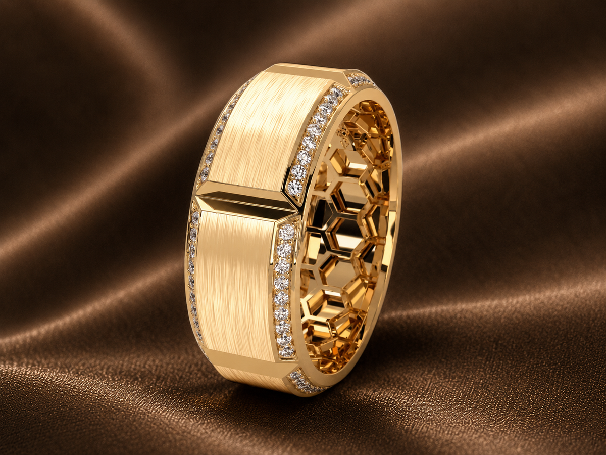 Geo-Core Diamond Band