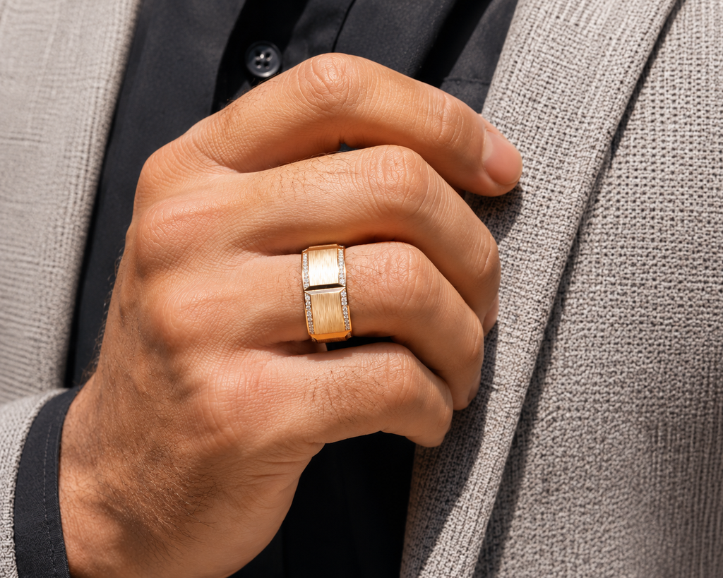 Geo-Core Diamond Band