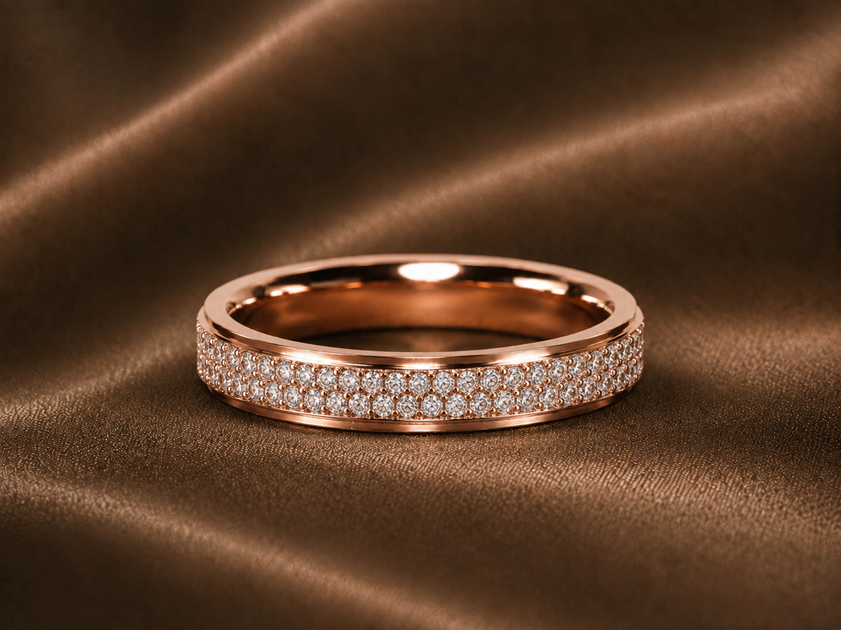 The Dual-Track Pave Band