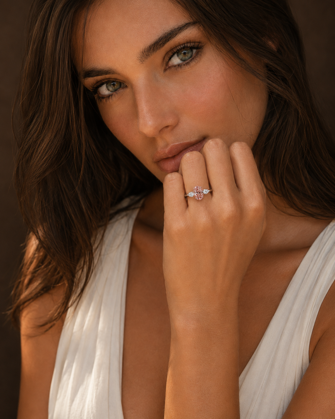 The Aurora Pink Gemstone Ring
