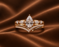 The Ethereal Pear Silhouette Ring