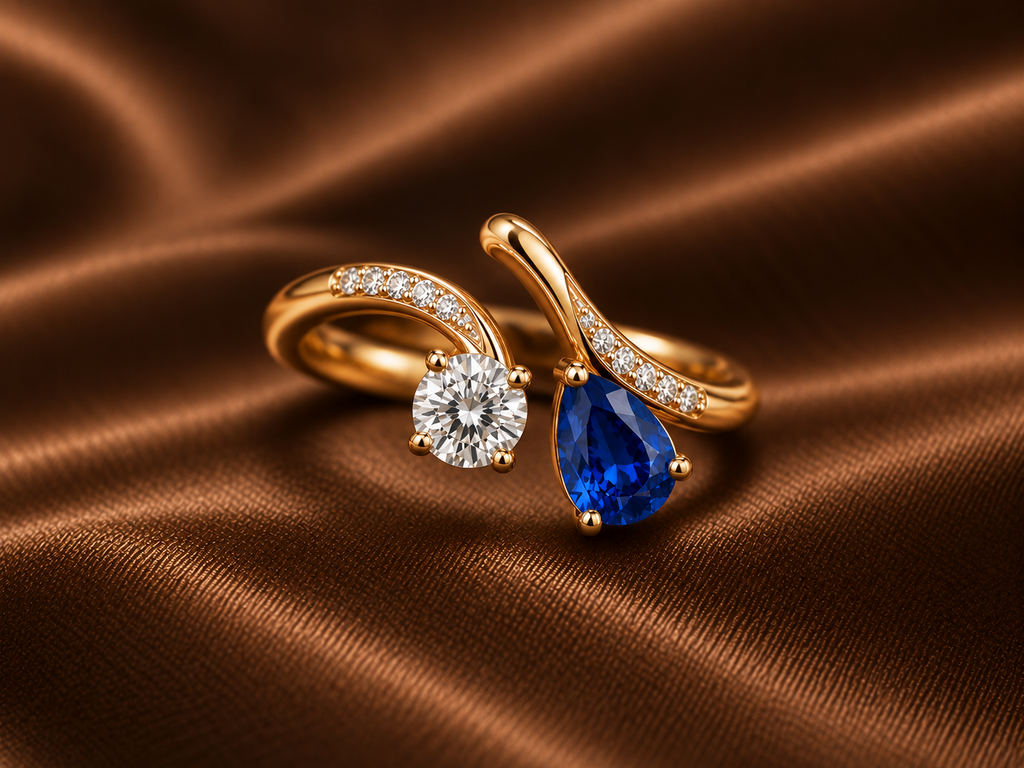 The Toi et Moi Sapphire & Diamond Ring