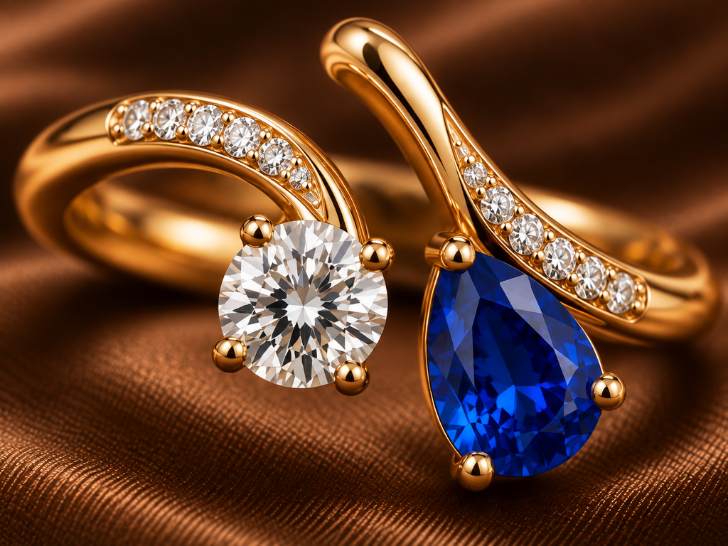 The Toi et Moi Sapphire & Diamond Ring
