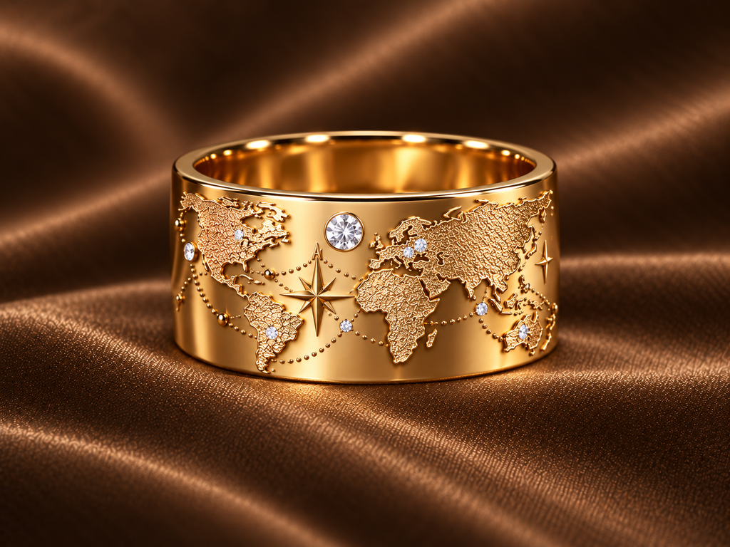 The Global Navigator Diamond Band