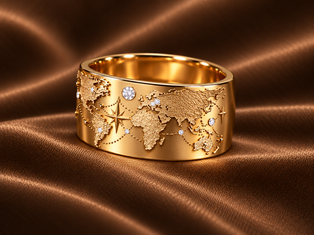The Global Navigator Diamond Band