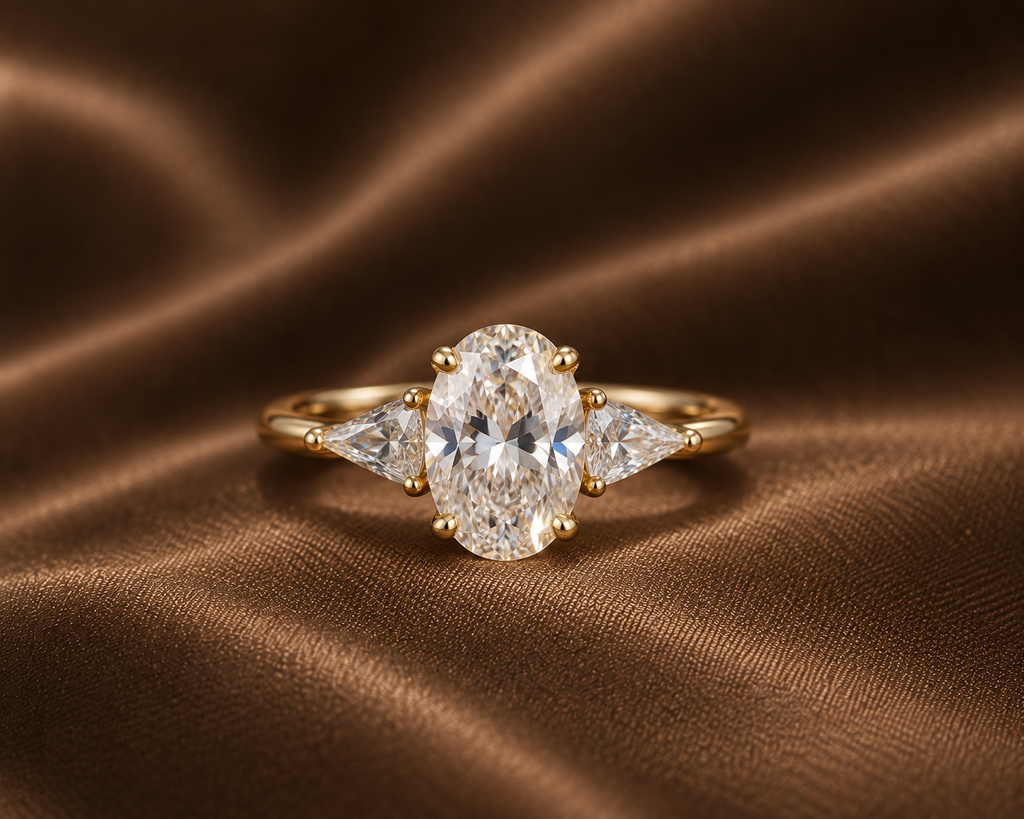 The Oval & Trillion Silhouette Ring