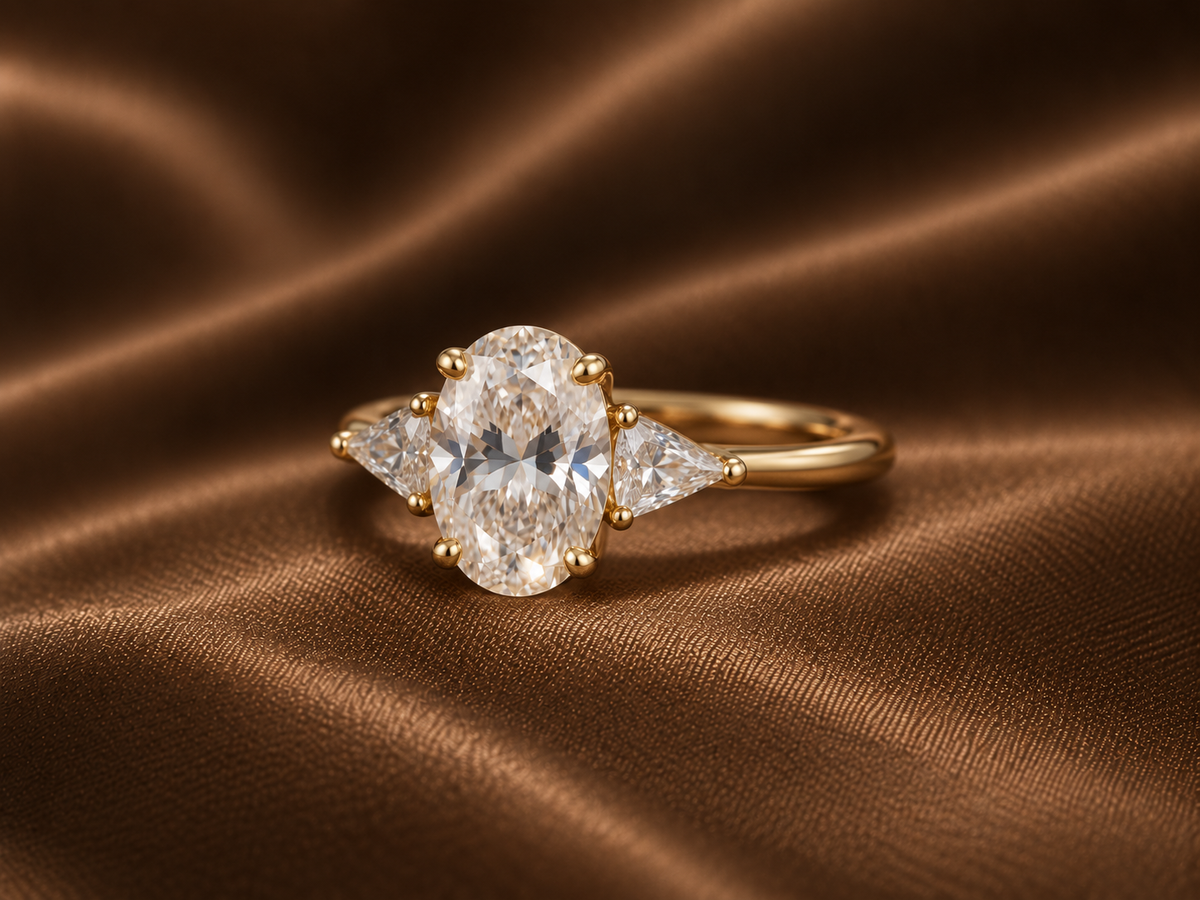 The Oval & Trillion Silhouette Ring
