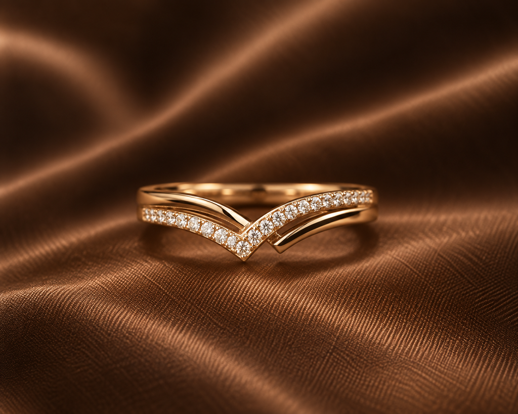 The Ethereal Pear Silhouette Ring