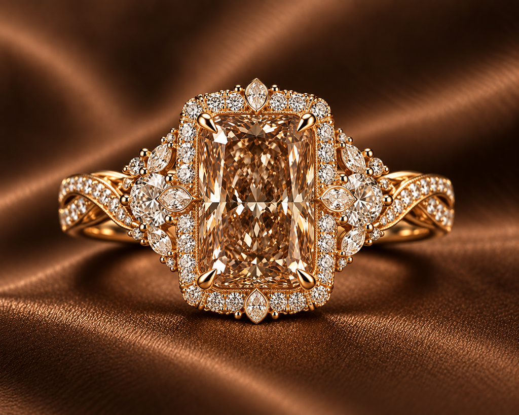 The Heritage Radiant Halo Ring