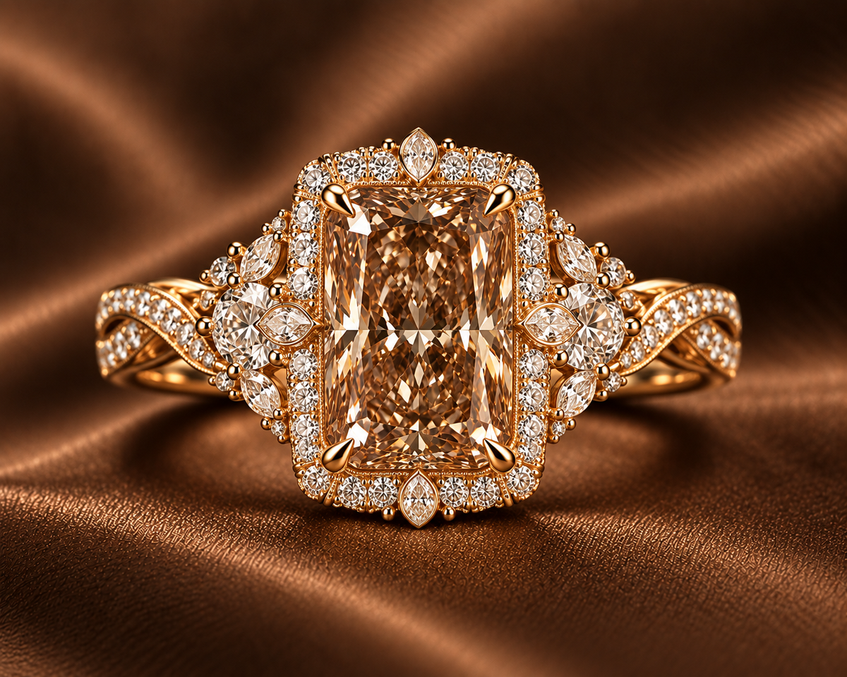 The Heritage Radiant Halo Ring