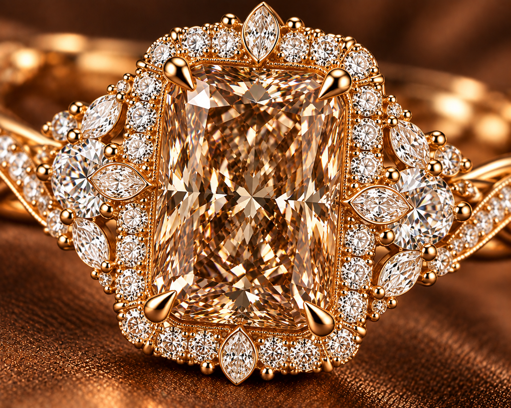 The Heritage Radiant Halo Ring