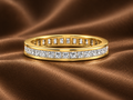 Princess Cut Eternity Band