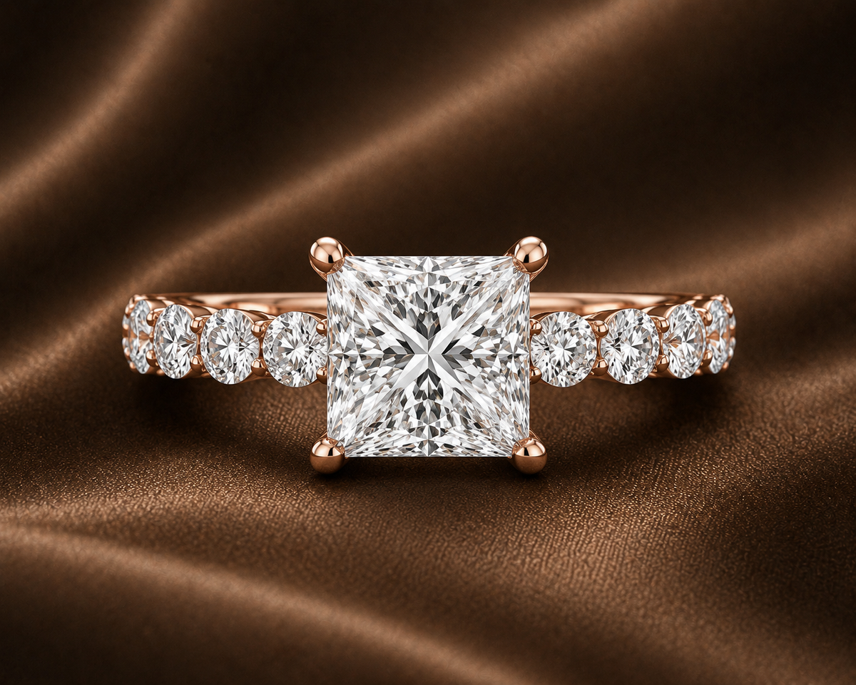 The Royal Princess Cut Statement Ring