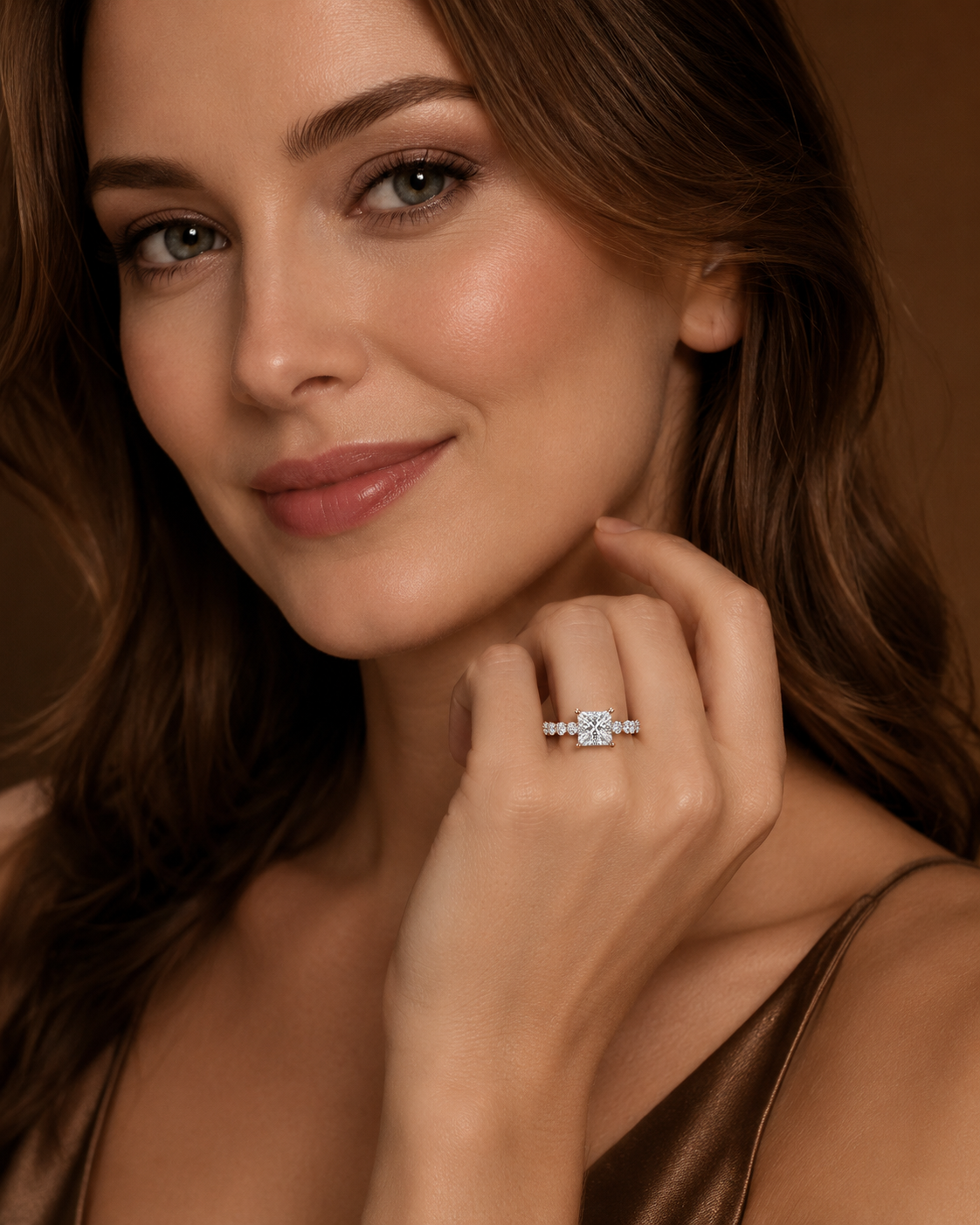 The Royal Princess Cut Statement Ring