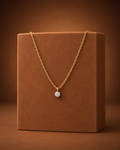 The Aura Solitaire Necklace