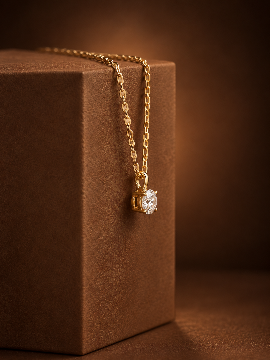 The Aura Solitaire Necklace
