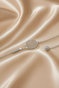 The Grand Slam Tennis Racket Charm Bracelet