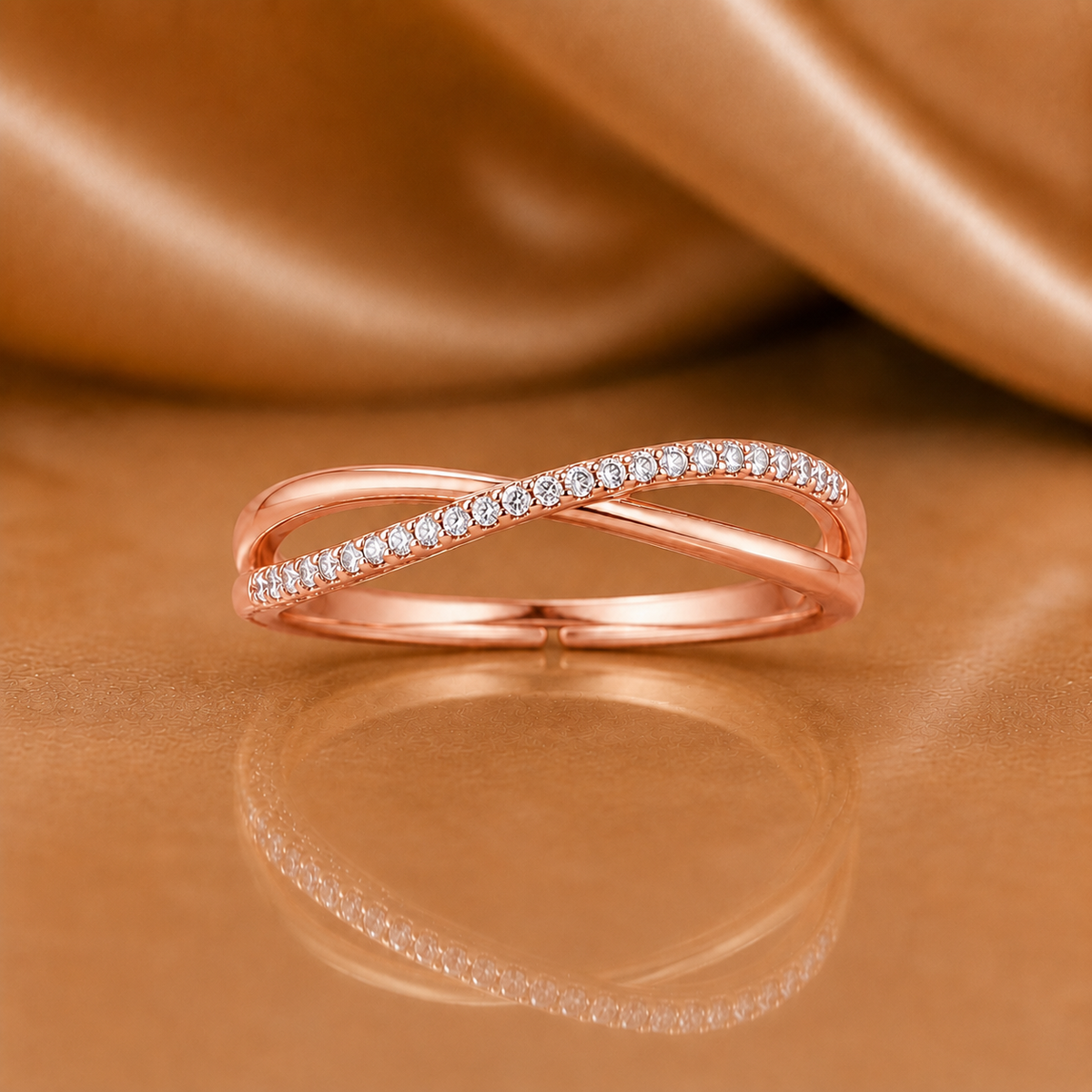 The Eternal Bond Intertwined Diamond Ring