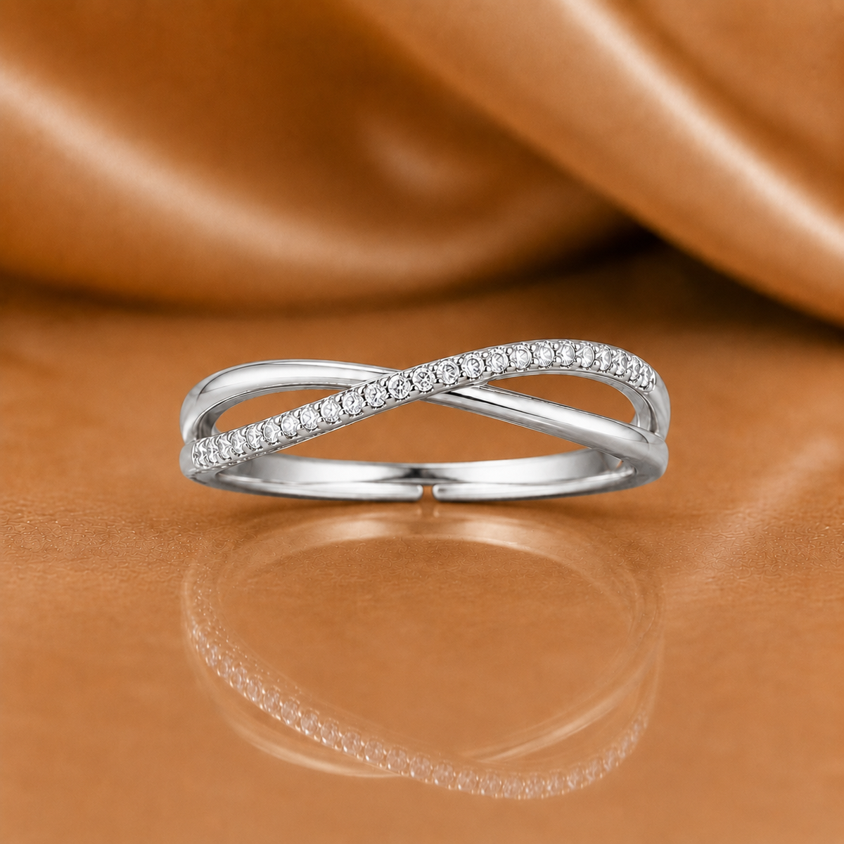 The Eternal Bond Intertwined Diamond Ring