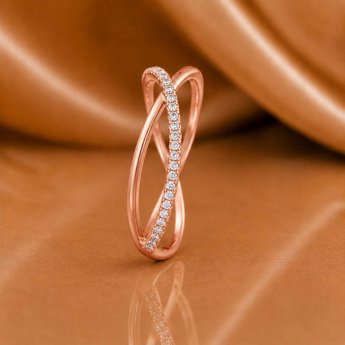 The Eternal Bond Intertwined Diamond Ring