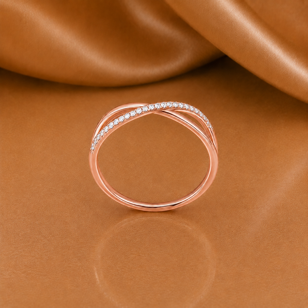 The Eternal Bond Intertwined Diamond Ring
