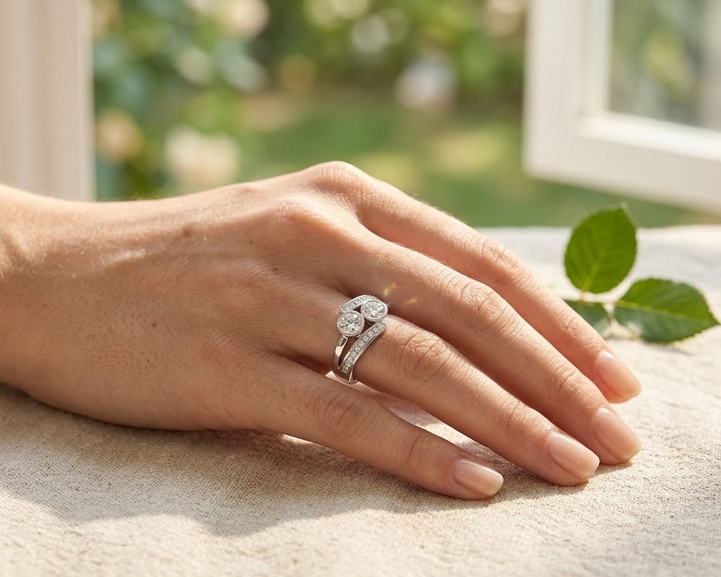 The Dual Round Diamond Ring