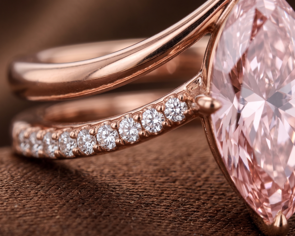 Twisted Vine Marquise Solitaire