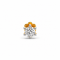 Natural Diamond Nose Pin  18K  Gold