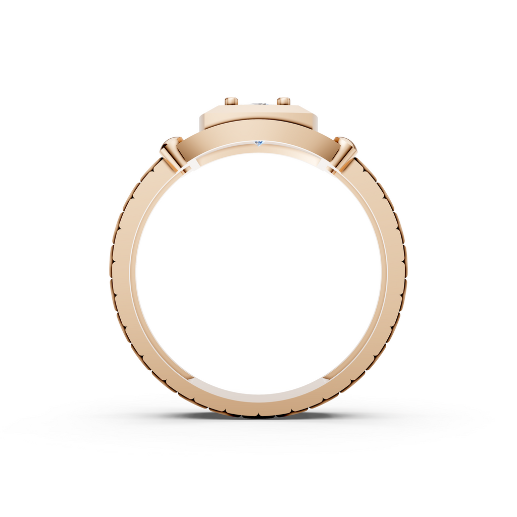 Men's Presidential Watch-Link Certified Lab Diamond Ring