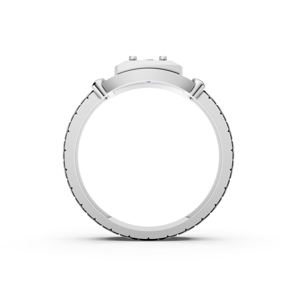 Men's Presidential Watch-Link Certified Lab Diamond Ring