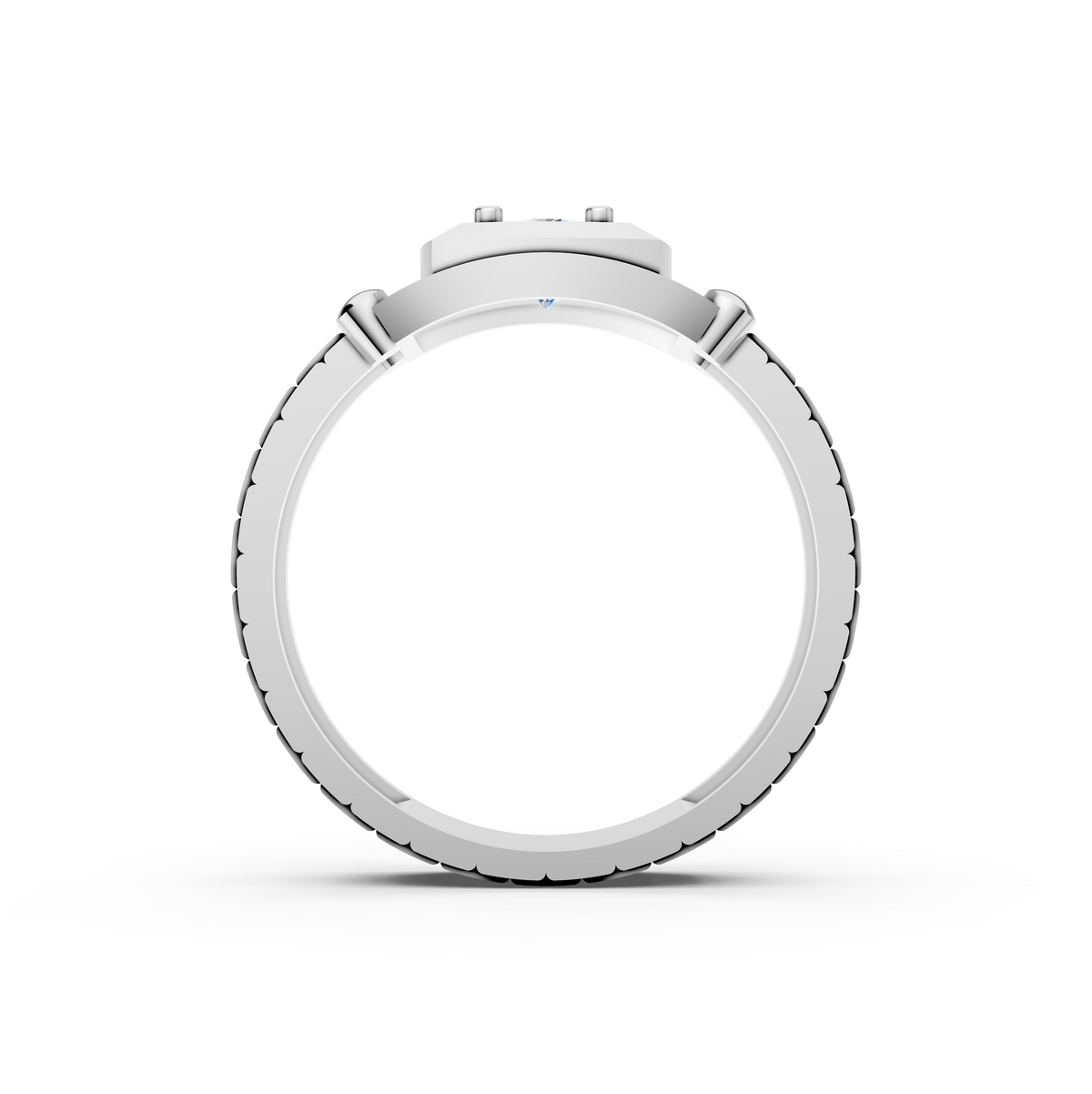 Men's Presidential Watch-Link Certified Lab Diamond Ring