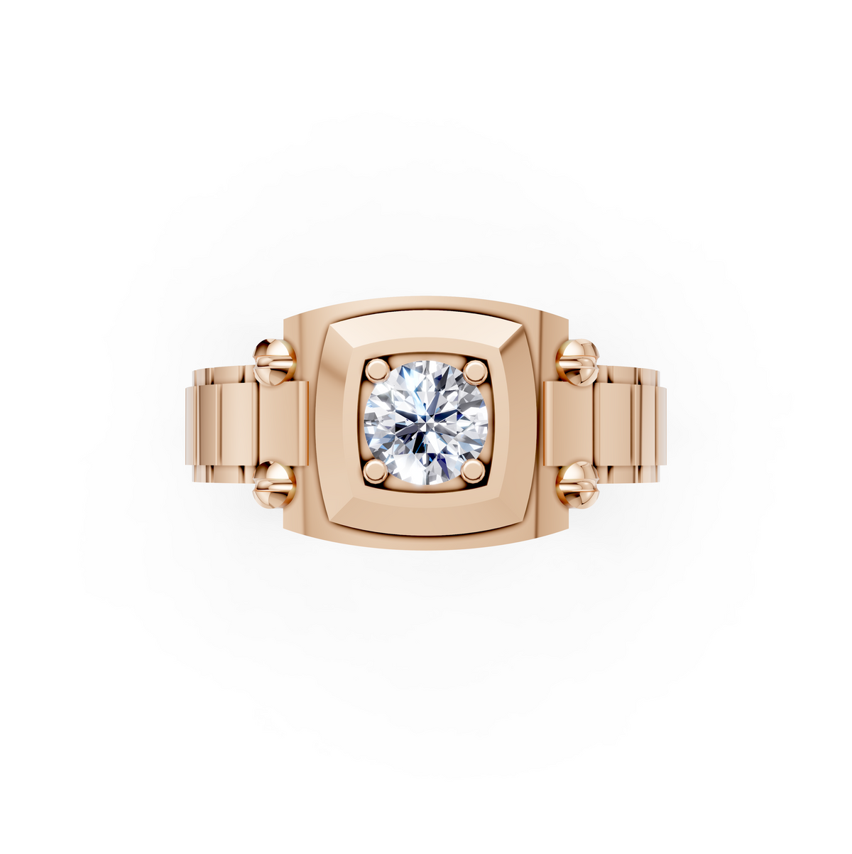 Men's Presidential Watch-Link Certified Lab Diamond Ring