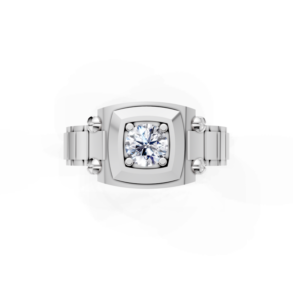 Men's Presidential Watch-Link Certified Lab Diamond Ring