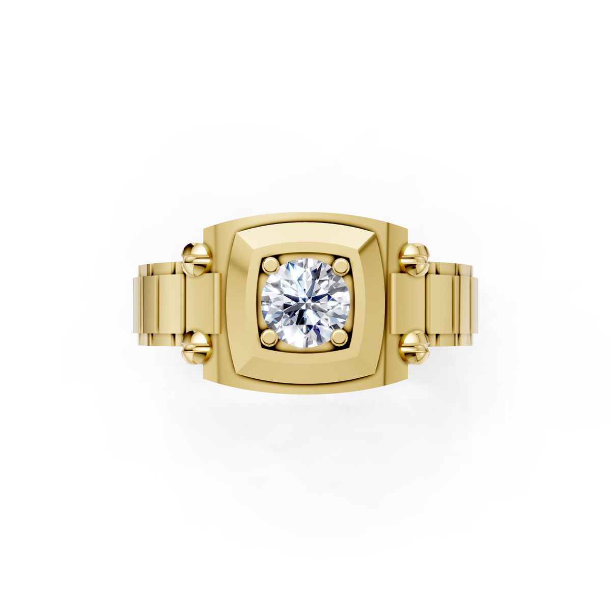 Men's Presidential Watch-Link Certified Lab Diamond Ring