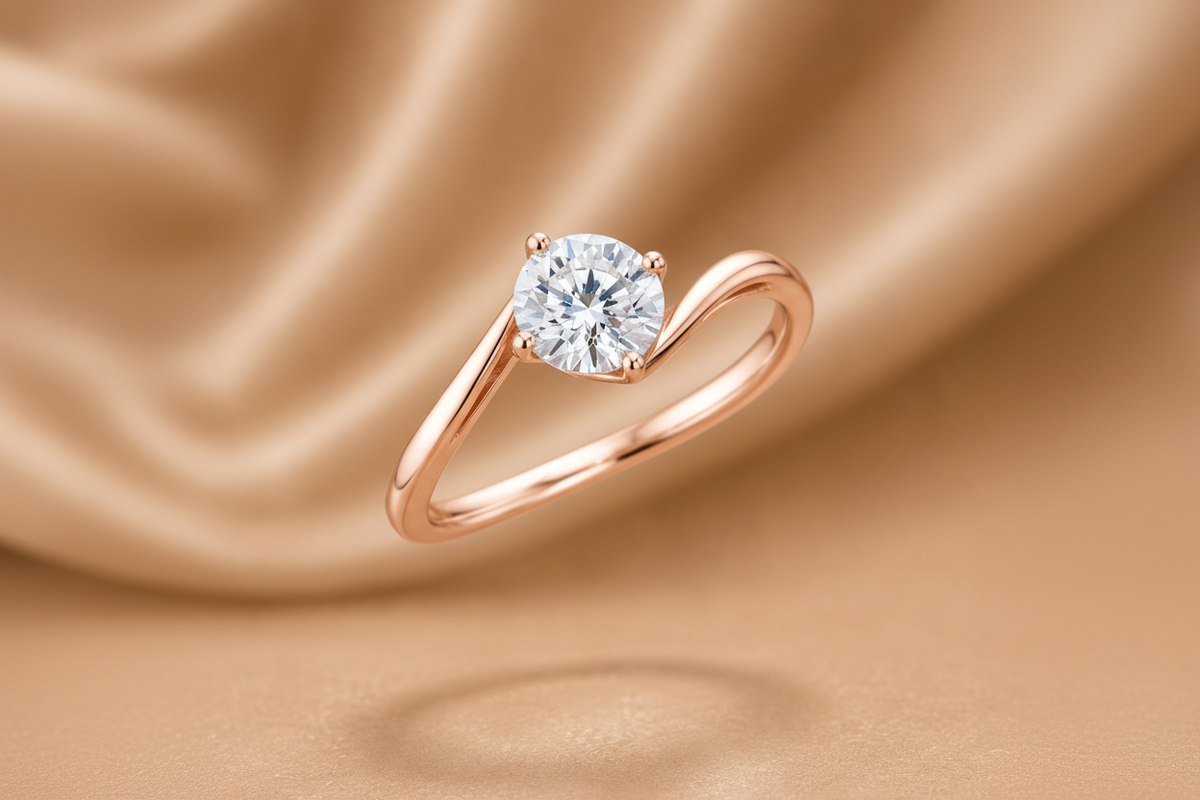 Rose Gold - Top Angled